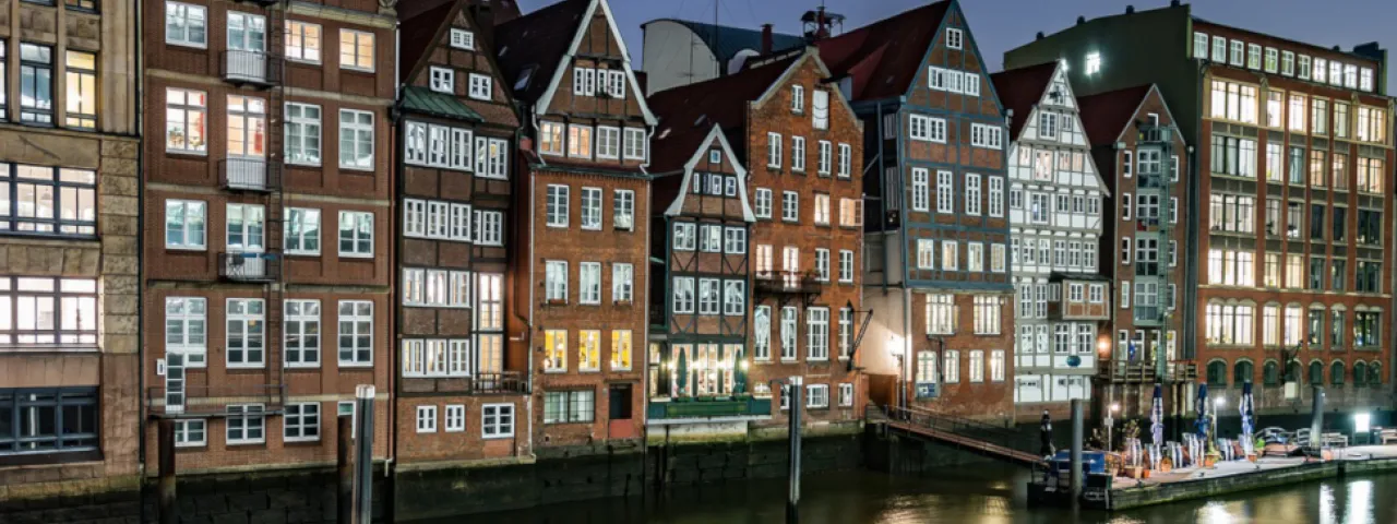 Medeival Houses along River
