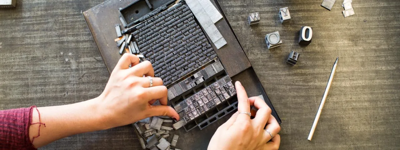 Smith College Letterpress Typography