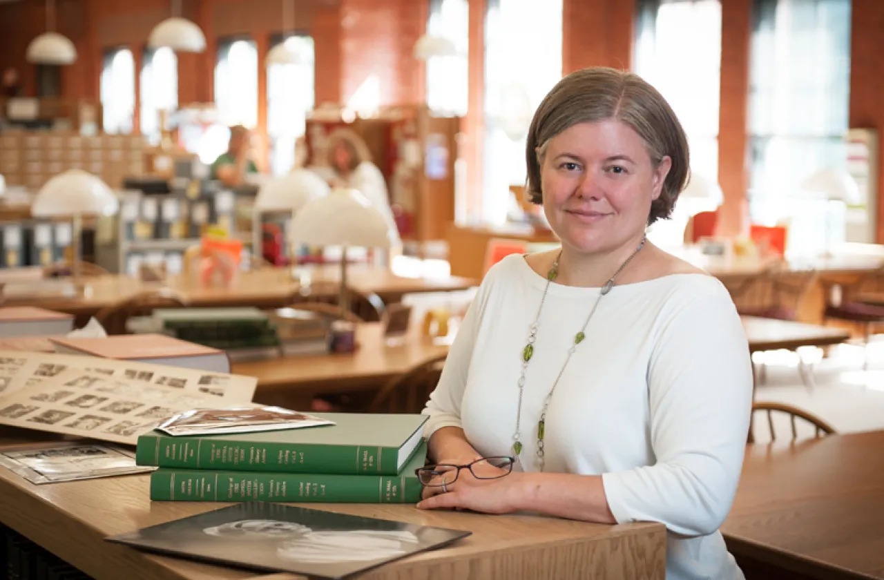 Elizabeth Myers, director of special collections for Smith College Libraries