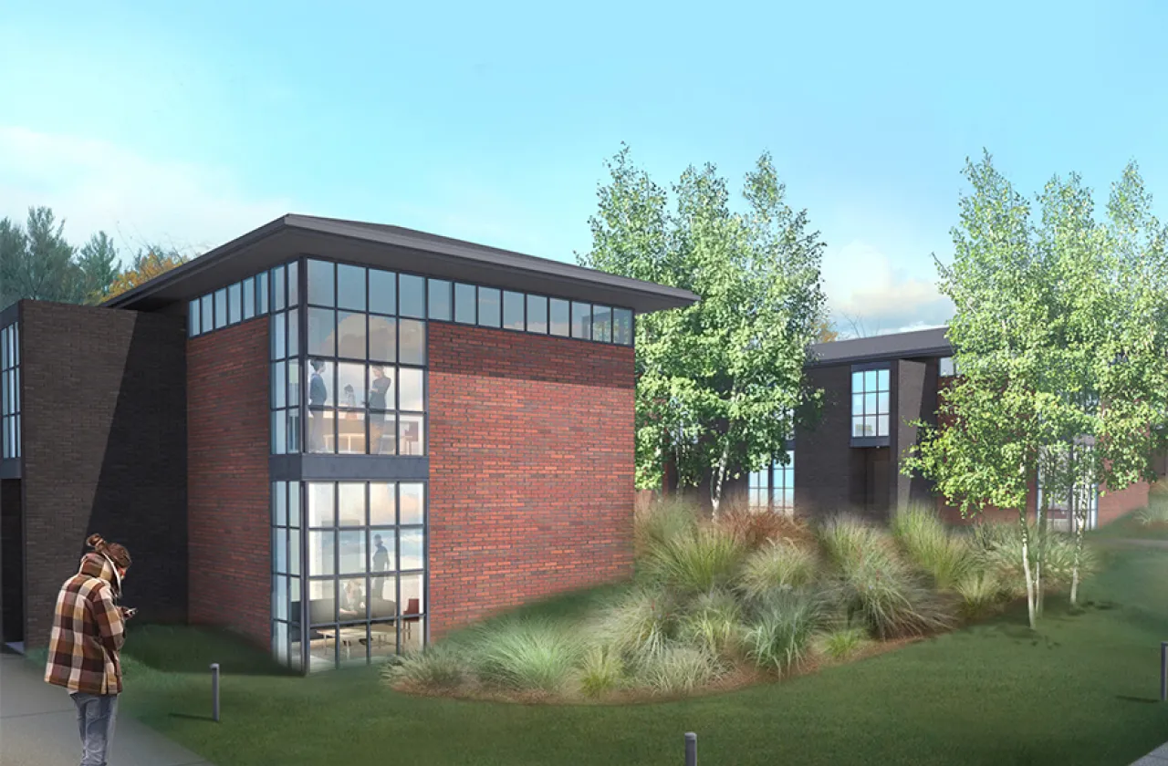 Artists rendering of the Friedman Apartment Complex.