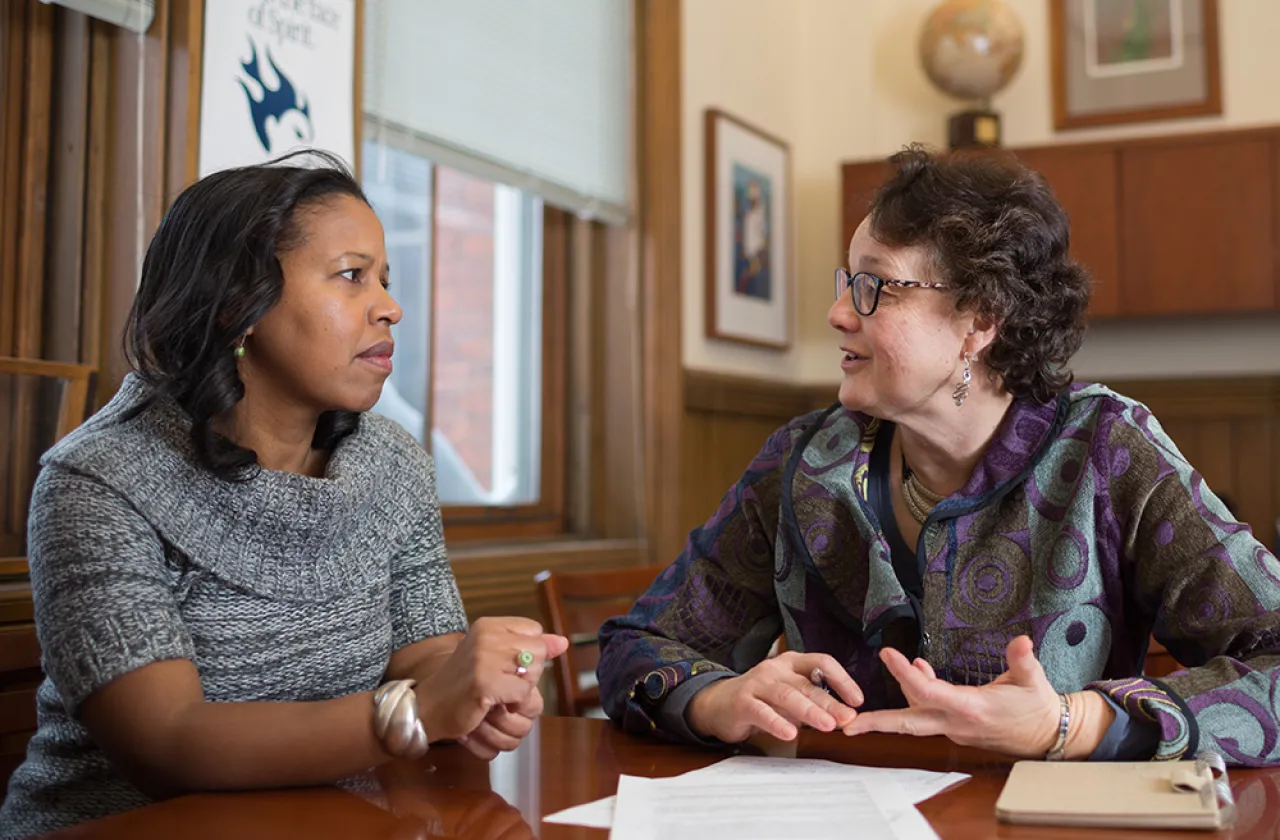 Daphne Lamothe and Audrey Smith