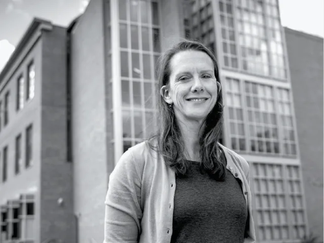 Kate Queeney black and white photo