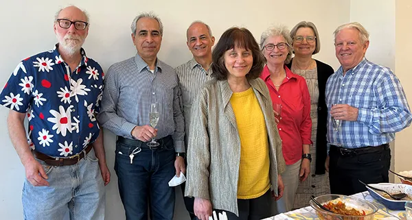 Left to right: Joel Kaminsky, Suleiman Mourad, Andy Rotman, Carol Zaleski, Lois Dubin, Vera Shevzov, Jamie Hubbard 