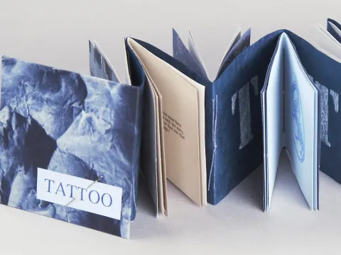 One example of Martha Hall's artst's book.