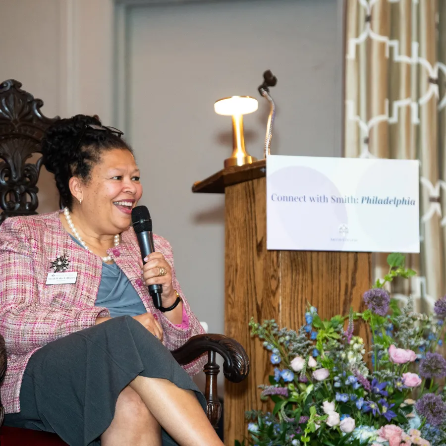 President Sarah Willie-LeBreton answers questions submitted by alums.