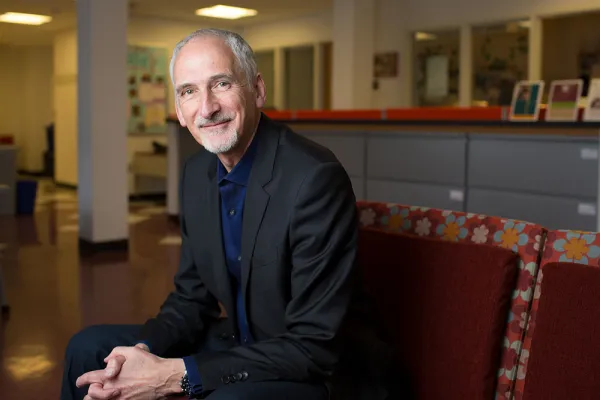 Denys Candy in the Jandon Center for Community Engagement