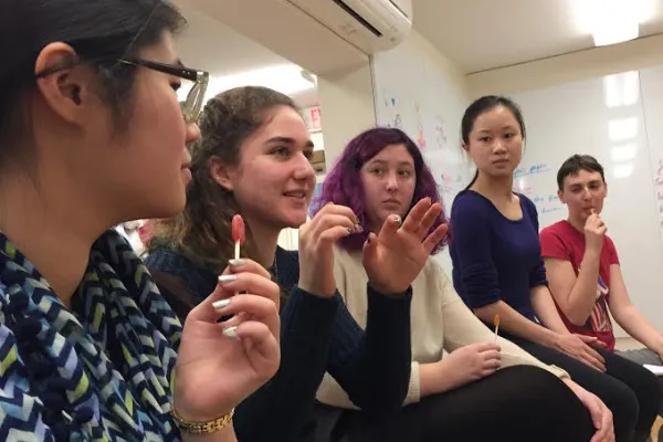 Students in the Design Thinking interterm course