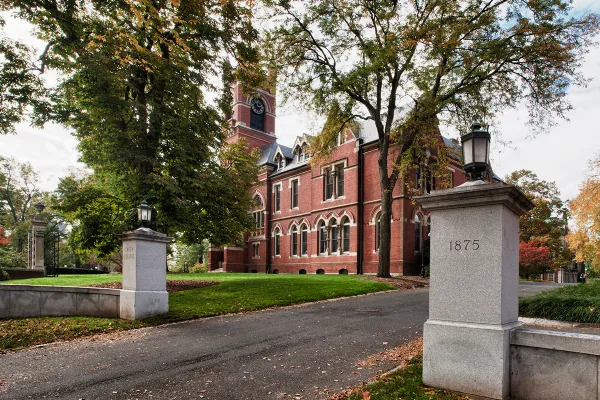 College Hall front drive