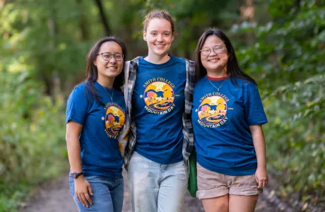 Students on Mountain Day 2023