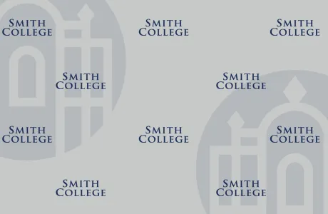 Zoom photo - wordmark and informal seal on gray