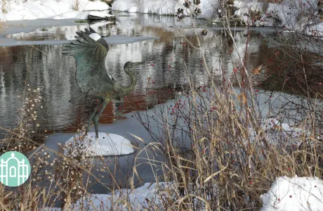 Paradise Pond in the winter