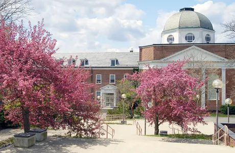 Exterior of Sage Hall