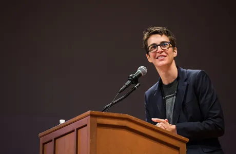 Rachel Maddow at Commencement