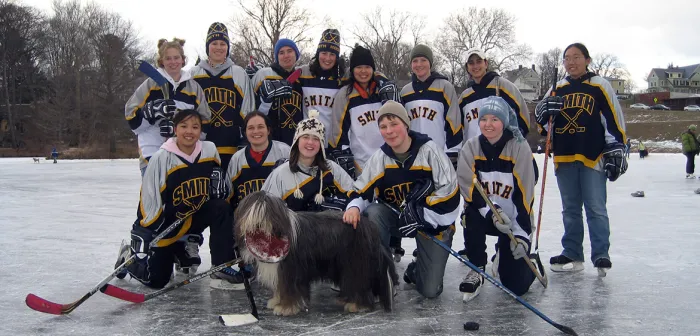 Team photo of the Ice Hockey Club