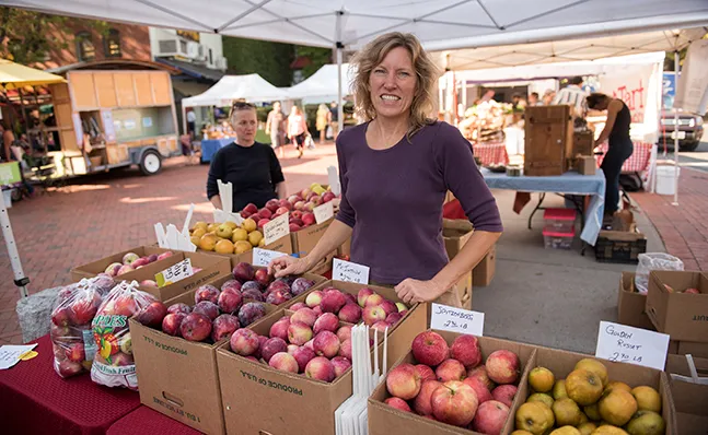 Famers Market in Downtown Northampton
