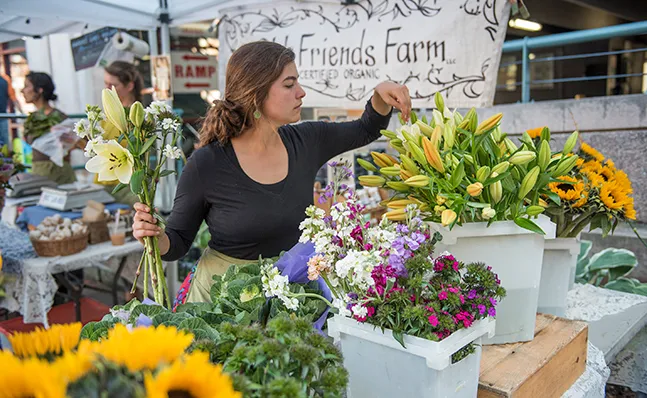 Famers Market in Downtown Northampton