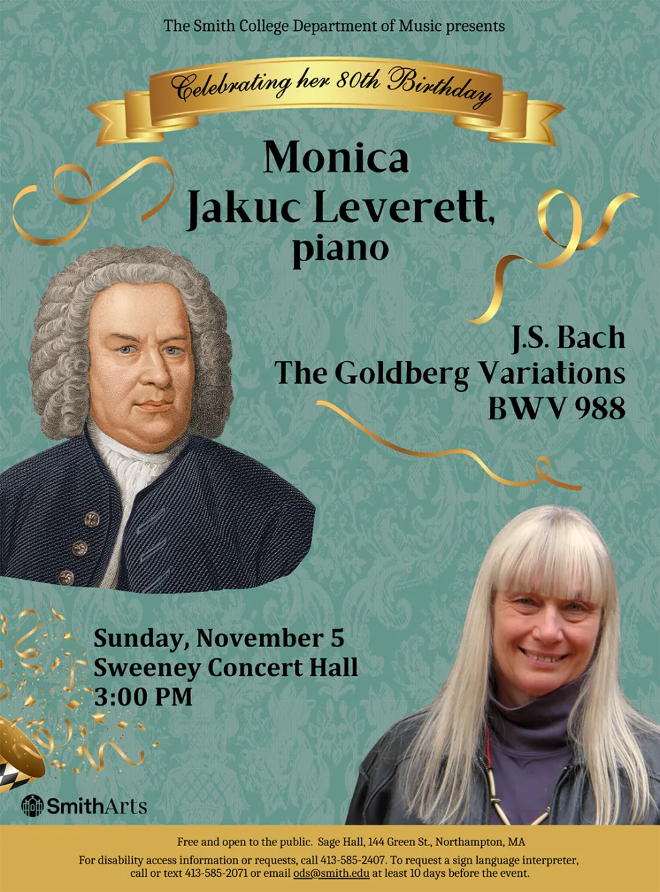 Poster for Monica Jakuc Leverett.